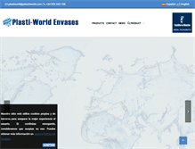 Tablet Screenshot of plastiworldenvases.com